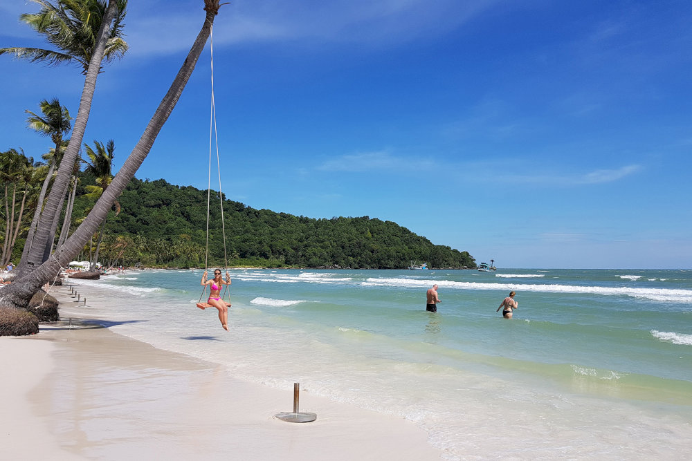 Vì nằm khá xa trung tâm nên bãi Sao vẫn giữ được nét hoang sơ